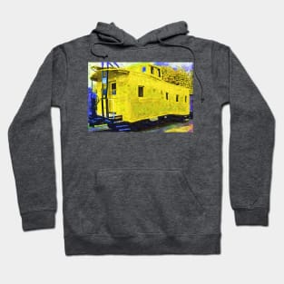 A Bright Yellow Caboose Hoodie